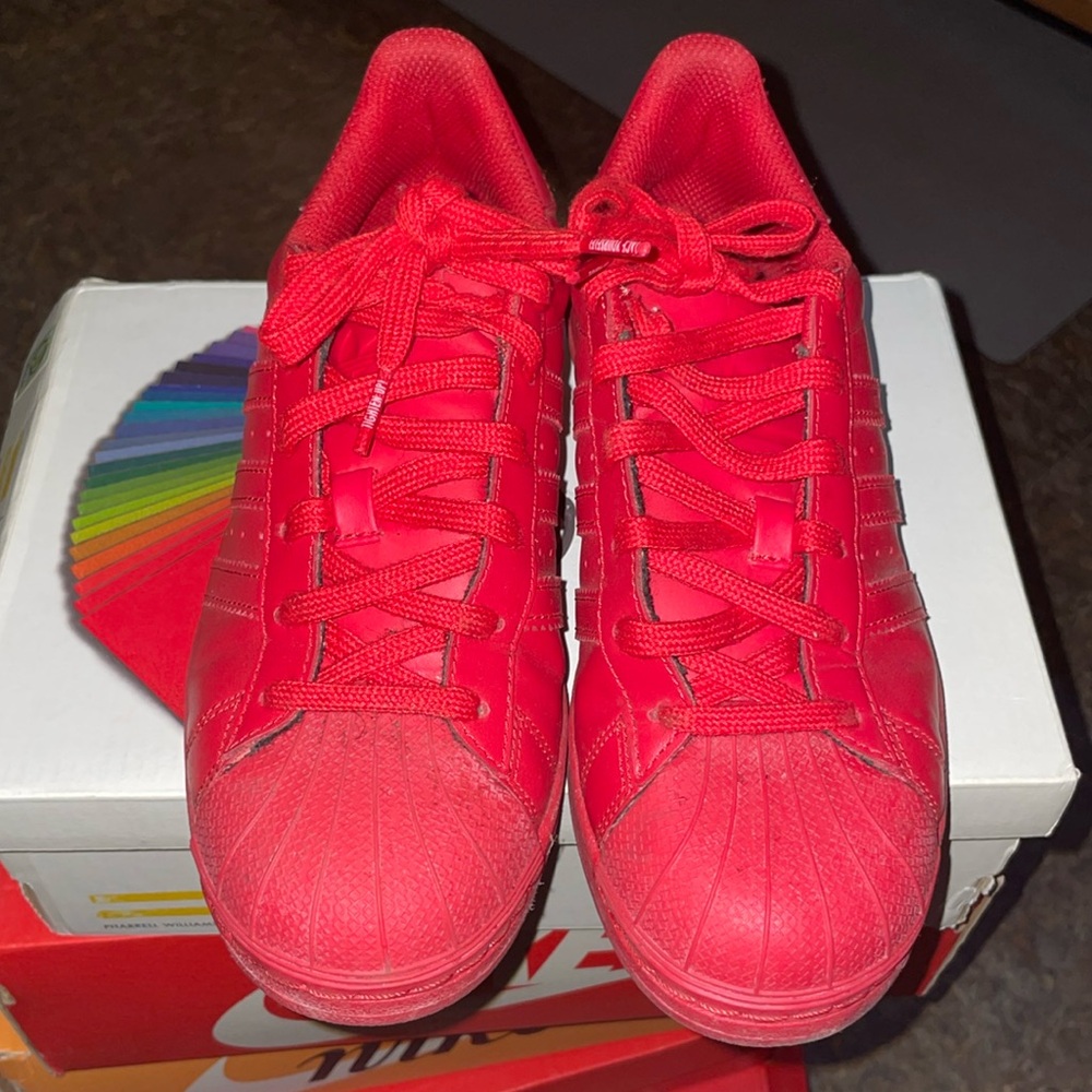 Adidas shell toe sneakers